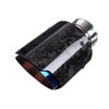 Kipalm Carbon Fiber Exhaust Tip Bolt-On Exhaust Pipe Glossy Forged