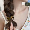 Tortoise Shell Hair Ties for Women Bow Hair Tie Twist
