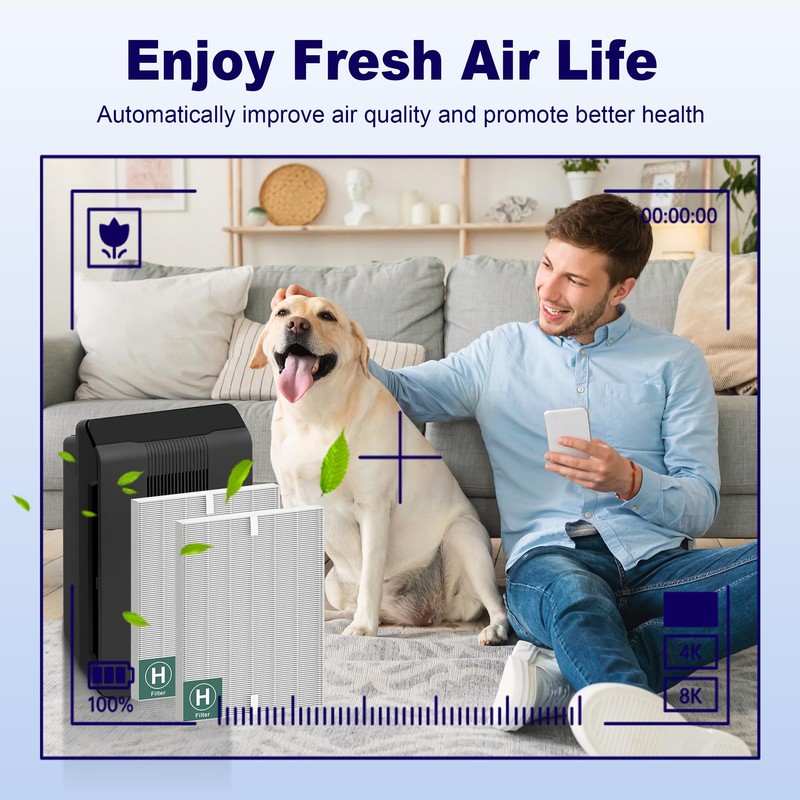 116130 HEPA Replacement Filter H for Winix 5500 5500-2 AM80