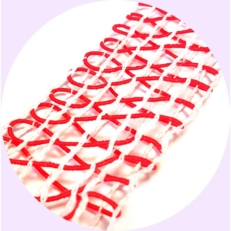 Salmon Ham Net, Smoking Net, Cooking Net, Red, White, 12