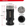 DT-DIATOOL Diamond Core Drill Bit 1 Inch 2-Pack Tile Hole