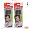 FLAIR Hydra 10 x 0.5mm Tip BLUE Gel Pens Easy