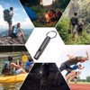 Emergency Whistle, 120db Waterproof Titanium Whistle With Key Ring Attachment