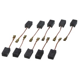 vhbw 10 x Carbon Brush 5.9 x 7.95 x 13.3 mm Replacement for Rupes 47.105, 8051499567651, 47.105/10, BA215 for Polishers, Random Orbital Sanders