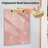 Juvealoe Acrylic Glitter Clipboard, 8.5 x 11 Sparkly Clip Board