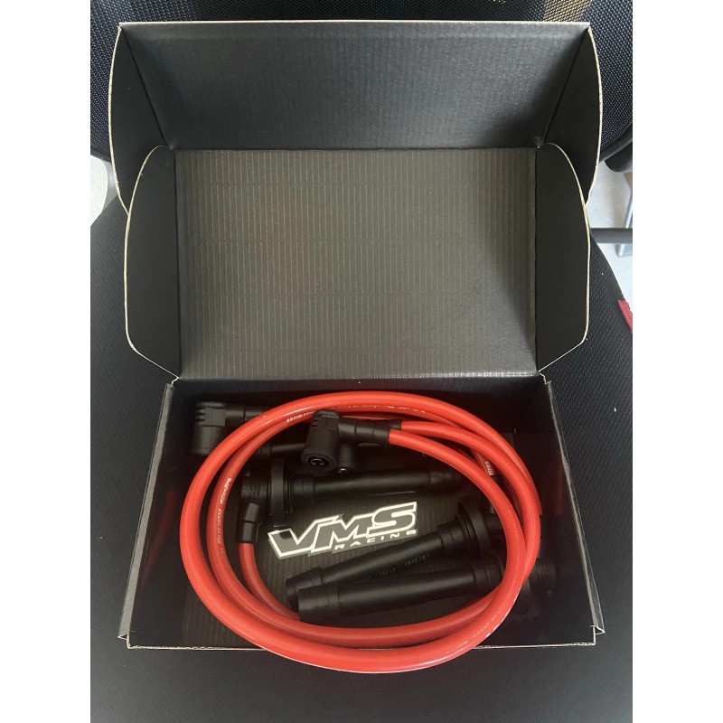 VMS RACING RED SPARK PLUG WIRES FOR ACURA INTEGRA DOHC