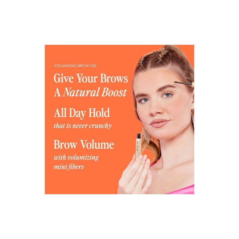 Grande Cosmetics GrandeBROW-FIL Volumizing Brow Gel, Medium, 0.14 fl. oz.