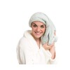Microfiber Hair Towel-Silver