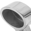 2PCS Stanchion Hand Rail Fitting 316 Stainless Steel Mirror Polishing