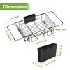 Simple Trending Expandable Dish Drying Rack in Sink, Adjustable Dish