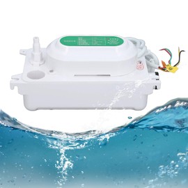 Condensate Pump, Automatic HVAC Condensate Pump with 500ml Tank, Condensate Removal Drain 100L / H Flux Pump, Water Cooling Pump for Air Conditioner, Dehumidifier, Ice Maker