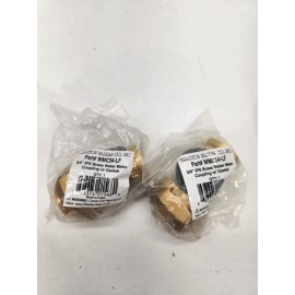 Braxton Harris PAIR 3/4" Braxton Harris Water Meter Couplings 3/4" Swivel nut x 3/4 male NPT