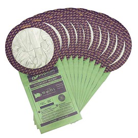 ProTeam 104544 Intercept Micro Filter Bags with Open Collar and 10-Quart Capacity, 10-Pack of Replacement Vacuum Filters