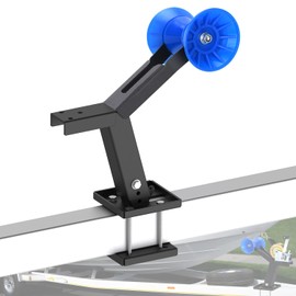 Up & Down Adjustable Boat Trailer Winch Post with Roller, Winch Stand for 3" to 4" W x 4" H Trailer Tongue, Boat Trailer Winch Stand for Speedboats, Fishing Boats & Motorboats（No Winch）