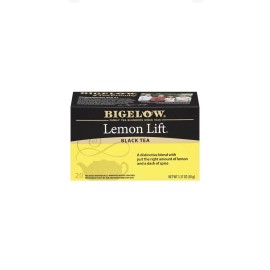 Bigelow Lemon Lift, Black Tea Bags, 20 Count Exp:06/2027