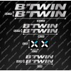 Sticker Set Compatible with Frame BTWIN MTB Mountain Bike and