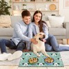 Dog Food Mat Absorbent Dog Cat Bowl Mat for Food