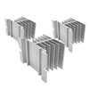Aracombie Aluminum SSR Heat Sink, Solid State Relay Silver Radiator