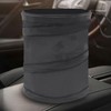 Black Compact Mini Collapsible Car Bin, Portable Trash Can for