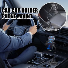 Cell Phone Cup Holder,Auto Cellphone Bracket | Quick-Release Cup Holder Phone Mount for Truck Car RV Driving, with Non-Slip Pads