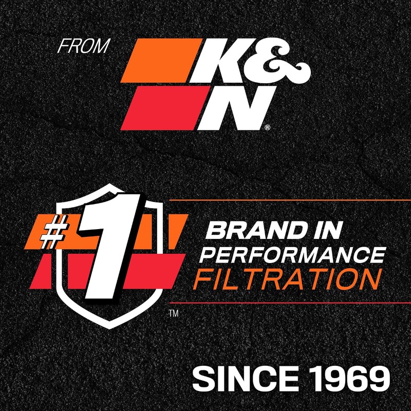 K&N Filtro de Aire del Motor: Reemplazo de Vida Extendida