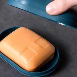 Travel Soap Case Box, 2PCS Leak-Proof Soap Holder with Lid - Durable, Portable Soap Storage for Bathroom, Gym, Travel