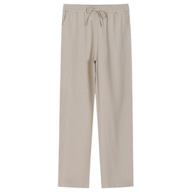 Weintee Women's Tall Linen Pants Long 36 Inch Inseam 2X Khaki