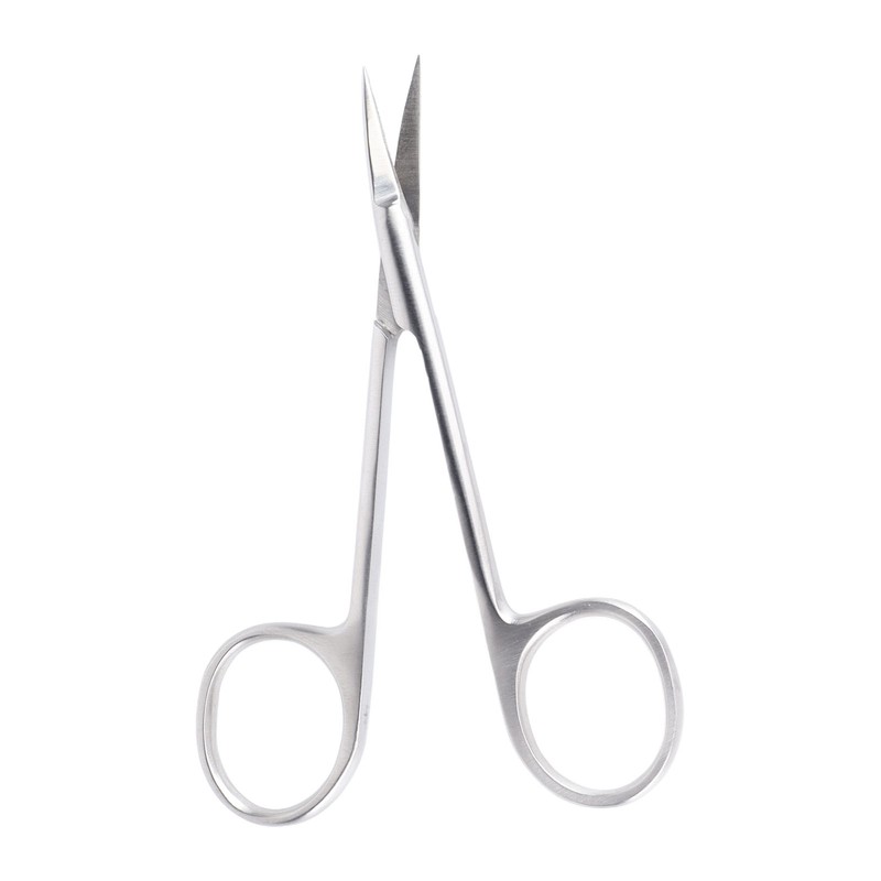 Professional Precise Pointed Tip Cuticle Scissors Stainless Steel Curved Blade