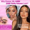 Yawamica Fluffy Lash Clusters 10-14mm Short Eyelash Clusters Thick 200D