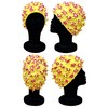 CHEX Ladies Rose Elasticated Swimming Hat Decorated Multicolour Floral Detailing
