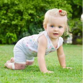 KOQAIIZ 5 Pairs of Knee Pads Baby Crawling Rubber Dots Non-Slip Cotton Baby Knee Pads Crawling Aid Non-Slip Knee Pads Foot Muffs Protective Cover