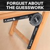 Saker Miter Saw Protractor|7-Inch Aluminum Protractor Angle Finder Featuring Precision