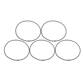 BQLZR 5x Black Elastic Bands Replacement for Microphone Shock Mount Holder Clamp Clip