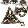 HKDZ Metal Dnd Dice Set, 7Pcs Polyhedral Rpg D&d Dice