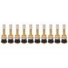 10 Pcs Valve Stems TR500 Straight Brass Heavy Duty Clamp