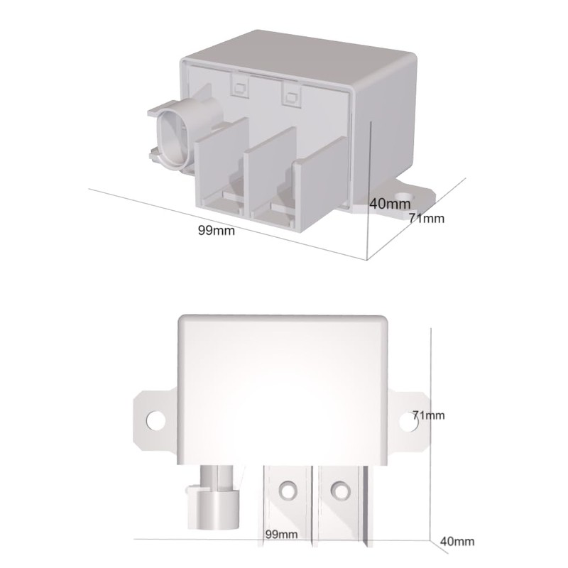 TE CONNECTIVITY V23132-A2001-B200 High Current Relays & Modules; 12V 120A