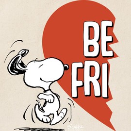 CafePress Peanuts Valentine Reusable Natural Beige Canvas Shopping Bag