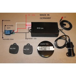 Unbranded/Generic RFID Reader transponder key fob  with relay circuit