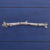 Crosby & Taylor Twig Pewter Wall Hanging Strip for Measuring