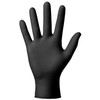 Mercator Gogrip Nitrile Powder Free Disposable Gloves - Black, Medium,