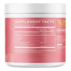 Pre Entreno Cbum Essential Pwo Raw Nutrition 30 Servicios