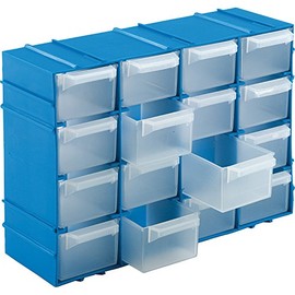 Kigima Storage Box with 16 Compartments, 22 x 15 x 8 cm