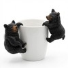 The Bridge Collection 3" Black Bear Pot Hangers - Set
