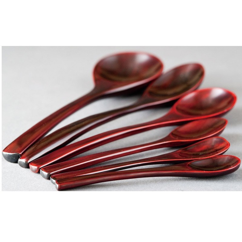 (TV Series Crafts (yamasita Craft) Wooden Pudding Spoon 溜 26014530