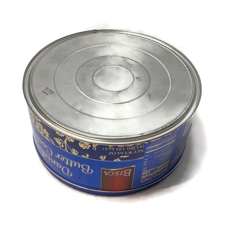 Bisca Danish Butter Cookies 64 oz (1 Tin)