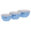 Kerbl Maxi-Pet 80528 Stainless Steel Bowl Set with Lid Blue
