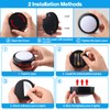 Cadrim Puck Lights, 4 Pack 13 Colors Changeable LED Puck