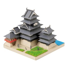 Kawada Paper Nano PN-140 Matsumoto Castle Craft Kit, Width 2.8 x Height 2.8 x Depth 2.8 Inches (70 x 70 x 70 mm)