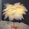 VONMXVTE 24pcs White Ostrich Feathers 10-12inch (25-30cm) for Wedding Flower