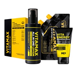 miff MIF men's cosmetics set 350ml + refill 150ml + foam cleansing 150ml 3-piece set Vitamax lotion / 미프 남자 화장품 세트 350ml+리필150ml+폼클렌징150ml 3종 세트 비타맥스로션